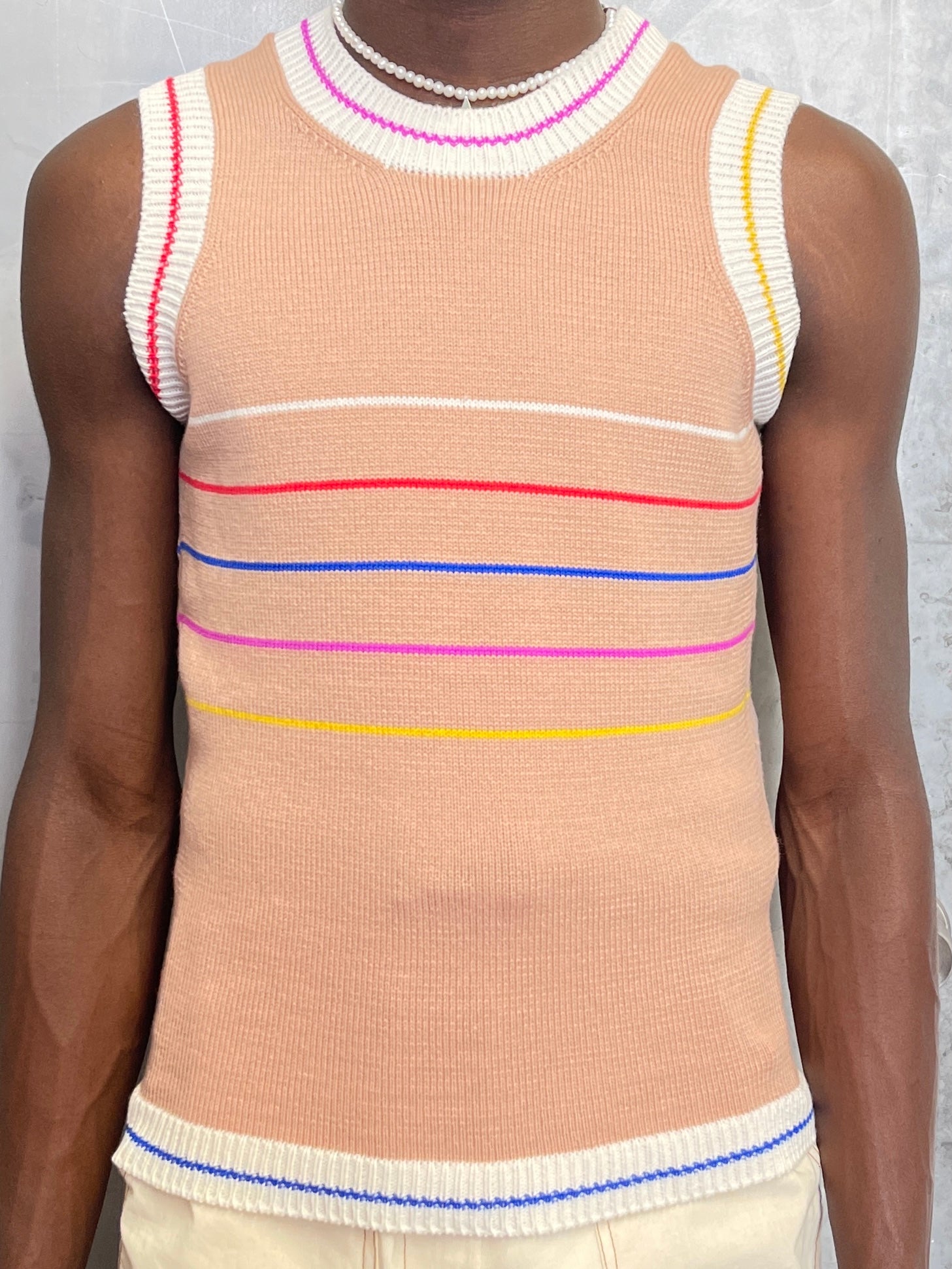 Accented Stripes and Trims Tank
